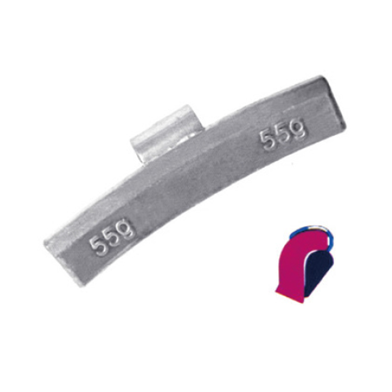 Pb Clip-In Rota Ponderibus ad Alloy Rim-EW-503